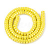 AB Color Plated Opaque Glass Beads Strands GLAA-T026-3x6mm-P12-2
