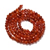 Natural South Red Agate Beads Strands G-Z074-A02-01A-3