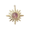 Natural Tiger Eye/Rose Quartz/Lapis Lazuli/Green Aventurine/Amethyst Pendants PALLOY-JF03245-3