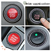 2Pcs Self Adhesive Zinc Alloy with Rhinestone Car Stickers STIC-CN0001-09-6