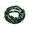 Transparent Glass Beads Strands EGLA-A044-T4mm-MB24-3