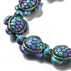 Synthetic Turquoise Dyed Beads Strands G-P507-05M-2