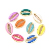 Alloy Enamel Beads PALLOY-T065-25-1