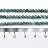 Natural Chrysocolla Beads Strands G-P514-A03-02-5