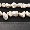Electroplated Shell Pearl Beads Strands BSHE-C009-01B-5
