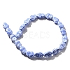 Handmade Porcelain Beads Strands PORC-I028-01G-2