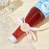 Brass Wax Seal Stamps with Wood Handle AJEW-WH0412-0135-5