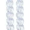 Electroplate Baking Paint Transparent Glass Beads Strands GL-CBA17FF-02F-2