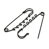 304 Stainless Steel Safety Pins Brooch Findings STAS-C181-01D-B-3