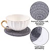 Cotton Thread Weave Hot Pot Holders DIY-NB0003-20-4