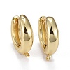 Brass Hoop Earrings EJEW-K083-33G-1