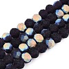 Transparent Glass Beads Strands EGLA-A044-T6mm-MB15-1