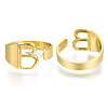 (Jewelry Parties Factory Sale)Alloy Cuff Finger Rings RJEW-S038-195B-G-NR-3
