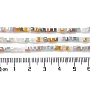 Gradient Color Electroplate Glass Bead Strands X-GLAA-E042-05-B05-5