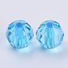 Transparent Acrylic Beads X-TACR-Q257-6mm-V40-2
