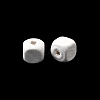 Spray Painted Wooden Beads WOOD-P021-01A-30-3