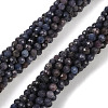 Natural Sapphire Beads Strands G-G204-A01-3.5mm-1