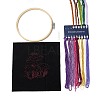 DIY Mushroom Pattern Embroidery Starter Kits DIY-L068-01A-2