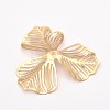 3-Petal Flower Rack Plating Iron Bead Caps IFIN-D071-3