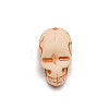 Opaque Acrylic Beads SACR-WH0006-02B-1