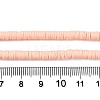 Flat Round Handmade Polymer Clay Bead Spacers X-CLAY-R067-3.0mm-13-4