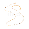 304 Stainless Steel Link Chain Necklaces for Women STAS-OY015-51G-1