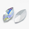 Pointed Back Glass Rhinestone Cabochons RGLA-T020-7x15mm-02-2