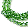 Transparent Electroplate Glass Beads Strands LS-EGLA-A039-T4mm-A03-3