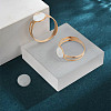 DICOSMETIC DIY Blank Dome Adjustable Ring Making Kit DIY-DC0001-81-4