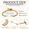 4Pcs 4 Colors Braided Nylon Cord Bracelet Making MAK-TA0001-26B-4
