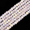 Transparent Glass Beads Strands EGLA-A044-T1mm-MB22-1