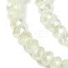 Baking Electroplate Glass Beads Strands DGLA-A039-J4mm-B17-3