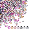 490Pcs 7 Style Spray Painted Acrylic Beads ACRP-PH0001-09-8