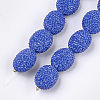 Handmade Polymer Clay Rhinestone Beads RB-S058-01D-1