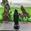 Natural Obsidian Carved Healing Virgin Mary Figurines PW-WG30485-22-1