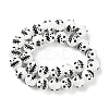 Halloween Themed Baking Paint Glass Beads Strands LAMP-L078-001A-1