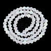 Imitate Austrian Crystal Bicone Frosted Glass Beads Strands GLAA-F029-TM3mm-A13-2