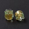 Handmade Gold Foil Lampwork Glass Beads X1-LAMP-G158-02B-4