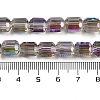 Electroplate Glass Beads Strands X-GLAA-G112-07G-4