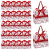 Floral Printed Paper Gift Tote Bags ABAG-WH0044-82D-1