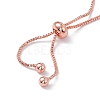 Brass Box Chains Slider Bracelet Makings KK-E068-VD013-3-3