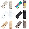 Gorgecraft 6 Pairs 6 Colors Zinc Alloy One-click Hook Buckle for Canvas Sports Shoes FIND-GF0004-54-1