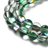 Synthetic Moonstone Beads Strands G-P528-J01-01-3