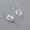 304 Stainless Steel Leverback Earring Settings STAS-F191-03S-10mm-2