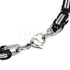 201 Stainless Steel ID Bracelets BJEW-F331-08BP-10