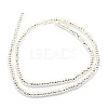 Electroplate Non-magnetic Synthetic Hematite Beads Strands G-L485-06D-S-3