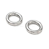 Tarnish Resistant 304 Stainless Steel Spring Gate Rings X-STAS-D070-01P-2