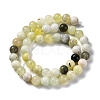 Natural New Jade Beads Strands X-G-F591-16-8MM-4
