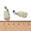 Natural New Jade Chip Pendants G-H307-07P-08-3