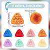 24Pcs 8 Colors Handmade Wool Woven Hat Decoration AJEW-FG0003-34B-2
